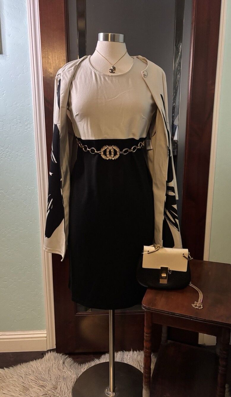 Women’s Elizabeth & Nicole 2 Piece Business Dress Set New NWOT Size Small #1198